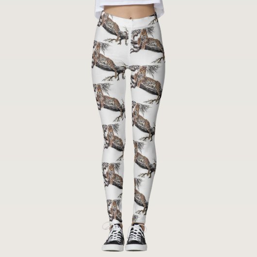 Wildlife Leopard Lover Leggings (Vorderseite)