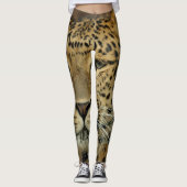 Wildlife Leopard Print Leggings (Vorderseite)