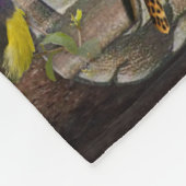 Wildlife Lion aus Afrika Fleecedecke (Ecke)