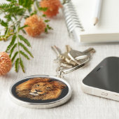 Wildlife Lion aus Afrika Schlüsselanhänger (Seite)