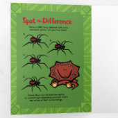 Wildlife Lizard Puzzle Grußkarte dreimal Dreifach Gefaltete Urlaubskarte (Innen Erste Seite)