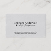 Wildlife-Logo | Forst Visitenkarte (Rückseite)