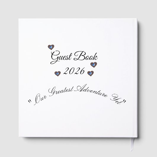 Wildlife Lover Wedding memorial Foil Guestbook Gästebuch (Rückseite)