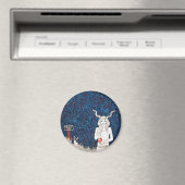 Wildlife Magnet von Meghan Oona Clifford (In Situ (Geschirrspüler))