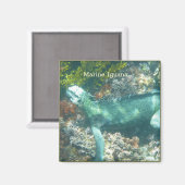 Wildlife Marine Iguana Magnet (Vorderseite/Rückseite)