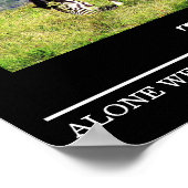 Wildlife Motivierend Posters Zebra Teamwork Poster (Ecke)