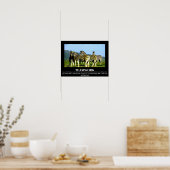 Wildlife Motivierend Posters Zebra Teamwork Poster (Küche)