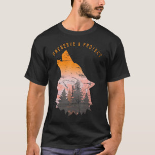 Wildlife National Park Animal Wolf bewahren und pr T-Shirt