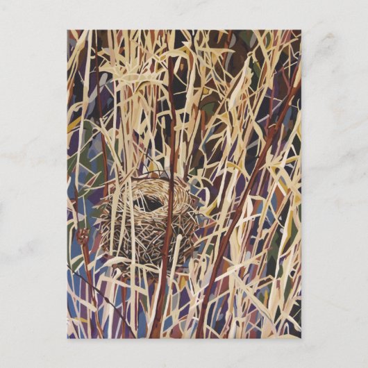 Wildlife Nest Art Postkarte (Vorderseite)