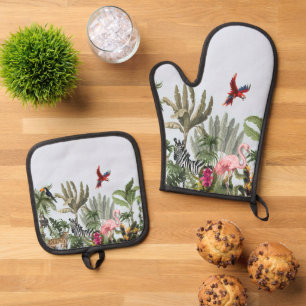 Wildlife-Ofenhandschuh- und Topflappen-Set Ofenhandschuh & Topflappen-Set