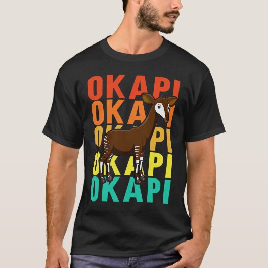 Wildlife Okapi T-Shirt (Vorderseite)