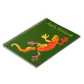 Wildlife Öko Gcko-Eidechse Reptil Notizblock (Linke Seite)