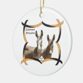 Wildlife ornament, Donkeys, Oatman, Arizona Keramik Ornament (Links)
