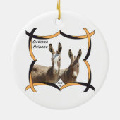 Wildlife ornament, Donkeys, Oatman, Arizona Keramik Ornament (Hinten)