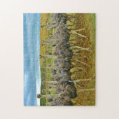 Wildlife Ostrich Flock Foto Puzzle (Vertikal)