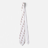 Wildlife Pattern Fun Giraffe Krawatte (Vorderseite)