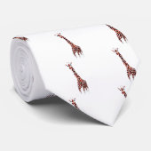 Wildlife Pattern Fun Giraffe Krawatte (Gerollt)