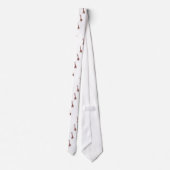 Wildlife Pattern Fun Giraffe Krawatte (Rückseite)