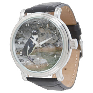 Wildlife Penguin Foto Armbanduhr