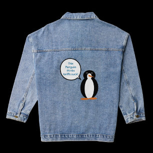 Wildlife-Pinguin-Bewusstseins-Erbe-Geschenk Jeansjacke
