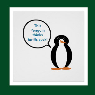 Wildlife-Pinguin-Bewusstseins-Erbe-Geschenk Poster