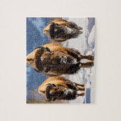 Wildlife Puzzle-Buffalo Puzzle (Vertikal)