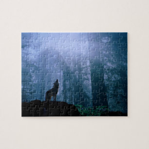 Wildlife Puzzle-Deep Woods Wolf Puzzle