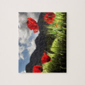 Wildlife Puzzle-Red Poppies Puzzle (Vertikal)