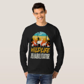 Wildlife Rehabilitator Animals Rights Rescue T-Shirt (Vorne ganz)