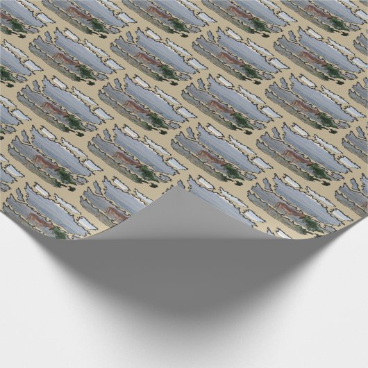 Wildlife Ripped Impala Hill Geschenkpapier (Ecke)
