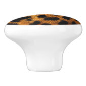 Wildlife Safari Animal Cheetah Leopard Print Keramikknauf (Seitenansicht)