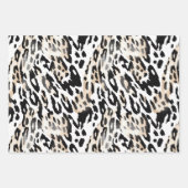 Wildlife Safari Furs Prints Patterns Exotic Dschun Geschenkpapier Set (Vorderseite 2)