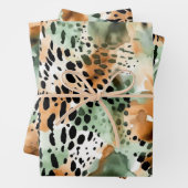 Wildlife Safari Furs Prints Patterns Exotic Dschun Geschenkpapier Set (Beispiel)