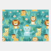 Wildlife Safari Geschenkpapier Set (Vorderseite 2)