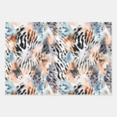 Wildlife Safari Tiere Furs Prints Patterns Geschenkpapier Set (Vorderseite)