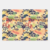 Wildlife Safari Tiere Furs Prints Patterns Geschenkpapier Set (Vorderseite 3)