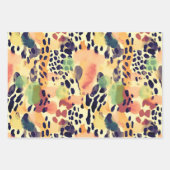 Wildlife Safari Tiere Furs Prints Patterns Geschenkpapier Set (Vorderseite)