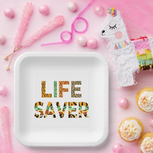 Wildlife Saver Pappteller (Party)