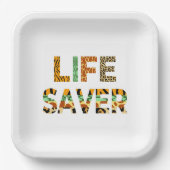 Wildlife Saver Pappteller (Vorderseite)