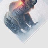 Wildlife-Sonnenuntergang Double Exposure Bundle Seidenpapier (Ausschnitt)