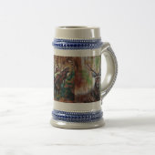 Wildlife Stein mit Kunstwerken von Julie Wittwer Bierglas (VorderseiteRechts)