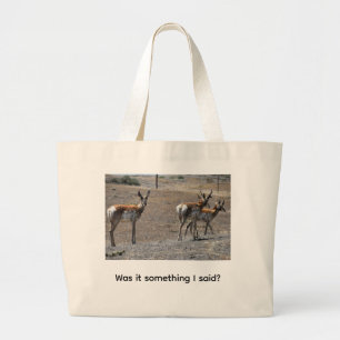 Wildlife-Tasche für den täglichen Gebrauch. Zeigen Jumbo Stoffbeutel