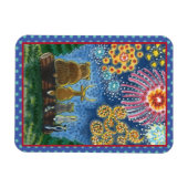 WILDLIFE TIERE 4. JULI-FIREWORKS, NIEDLICHE Funny Magnet (Horizontal)