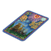 WILDLIFE TIERE 4. JULI-FIREWORKS, NIEDLICHE Funny Magnet (Linke Seite)