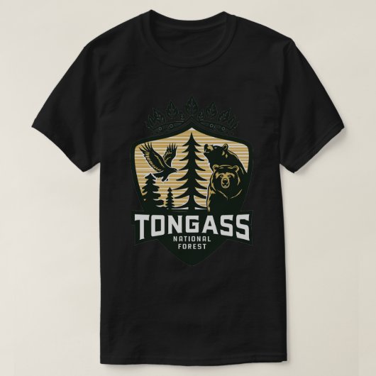 Wildlife Tongass National Forest TShirt (Design vorne)