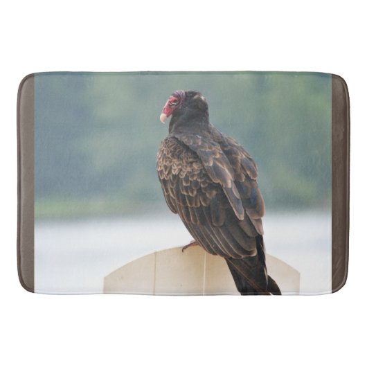 Wildlife Turkey Buzzard Bathmat Badematte (Vorderseite)