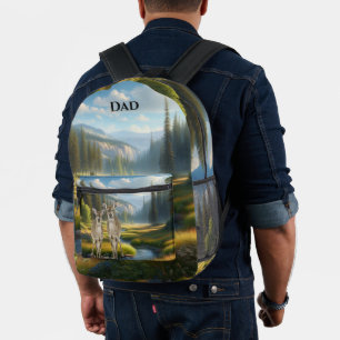 Wildlife und Natur personalisiert Bedruckter Rucksack