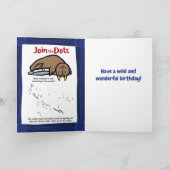 Wildlife Walrus Puzzle Grußkarte Karte (Innenseite)