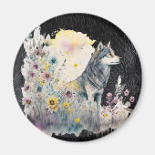 Wildlife Wolf Magnet (Vorne)