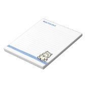 Wildlife Wolf Note Pad Notizblock (Rotiert)